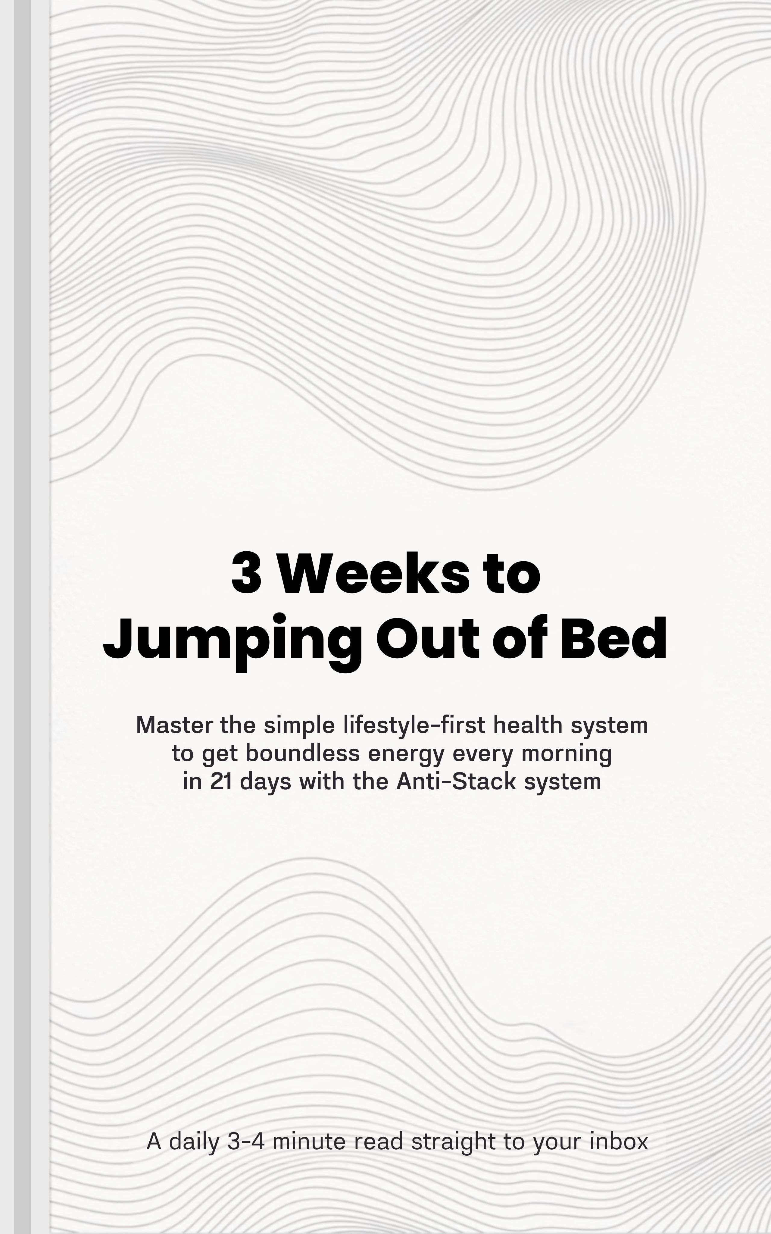 3 Weeks to Jumping Out Of Bed - Book Mockup